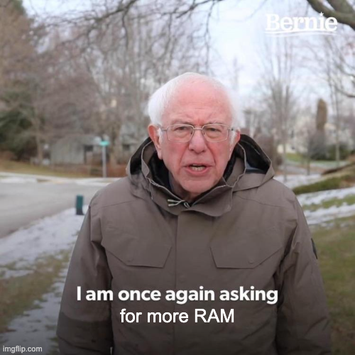 I am once again asking for more RAM alt text